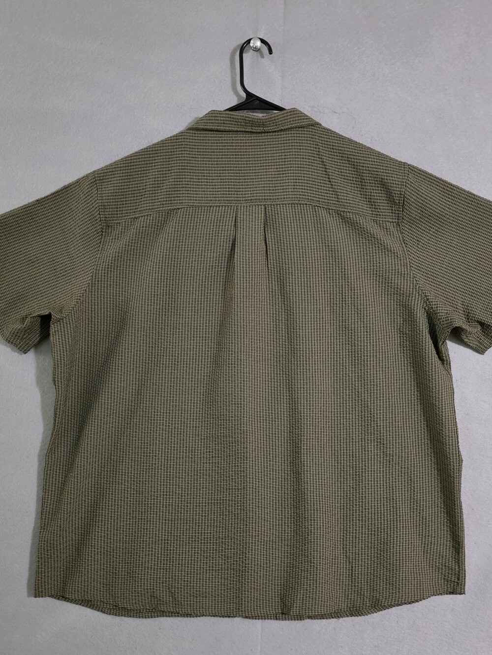 NWT Duck Camp Mens Moss Coastal Seersucker Short Sleeve Button Up Shirt Size 3XL - Picture 8 of 10